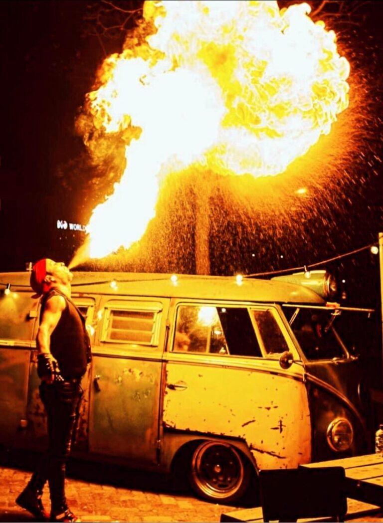 Fire breathing workshop